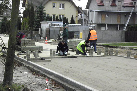 Ulica S�oneczna w Mi�dzywodziu w nowej szacie