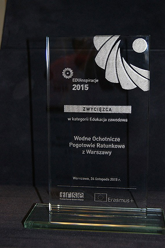 Oskar Edukacyjny dla WOPR za projekt „Safer Europe by higher qualified water safety managers” 