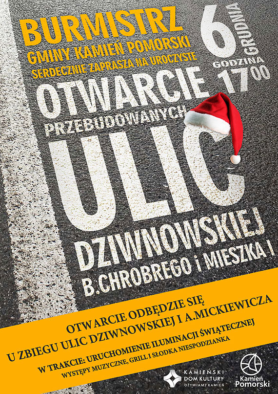 Przebudowane drogi w Kamieniu Pomorskim otwarte na Mikoajki! 