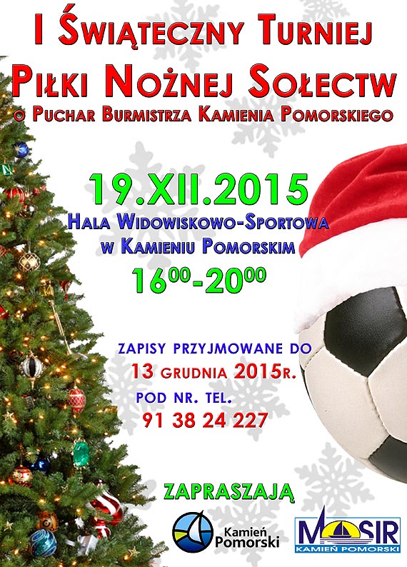 MOSiR zaprasza na świąteczny turniej piłkarski sołectw!
