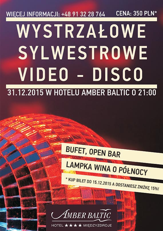 Sylwestrowa dyskoteka w Midzyzdrojach? Amber Baltic zaprasza!
