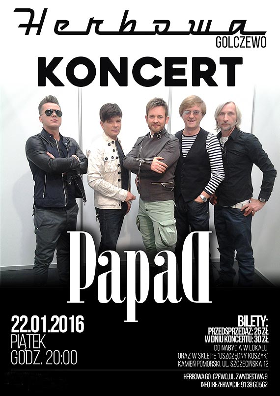 PAPA D wystpi w Golczewie