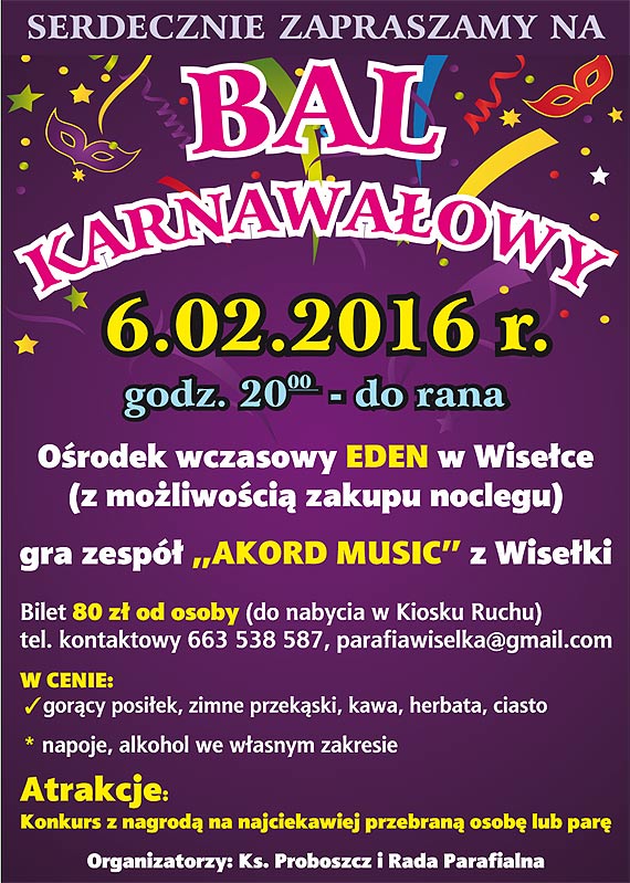 Bal w Edenie! - zapraszamy do raju