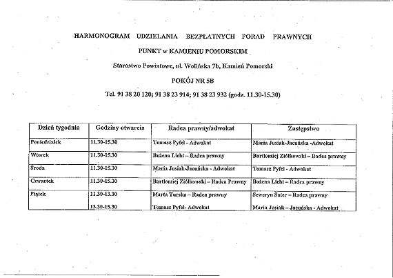 Potrzebujesz pomocy radcy prawnego? Skorzystaj z bezpłatnych porad!