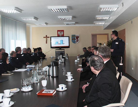 Kamieńscy policjanci podsumowali rok swojej pracy