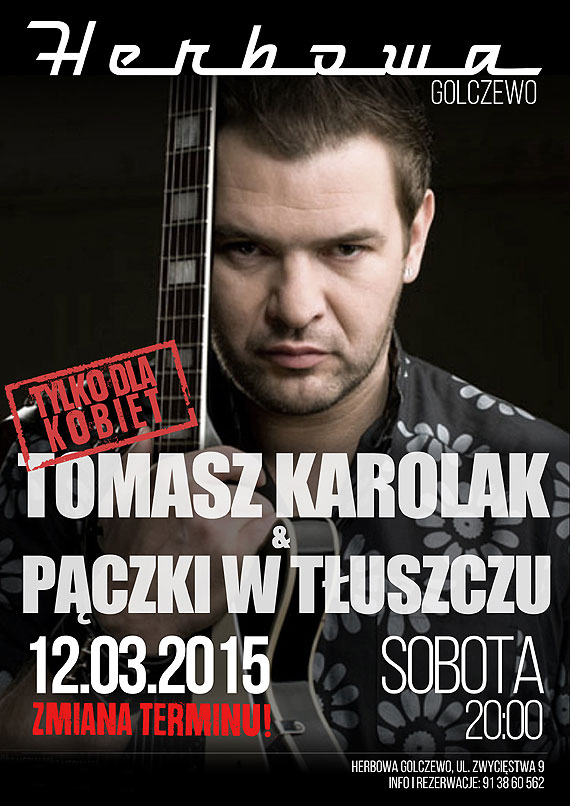 Pczki w tuszczu kiedy indziej. Zmiana terminu koncertu w Golczewie
