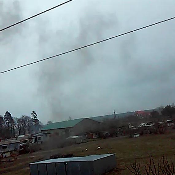 Czarne niebo nad Gostyniem. Zobacz film!