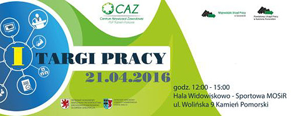 Szukasz pracy? 21 kwietnia Powiatowy Urzd Pracy w Kamieniu Pomorskim organizuje I Targi Pracy