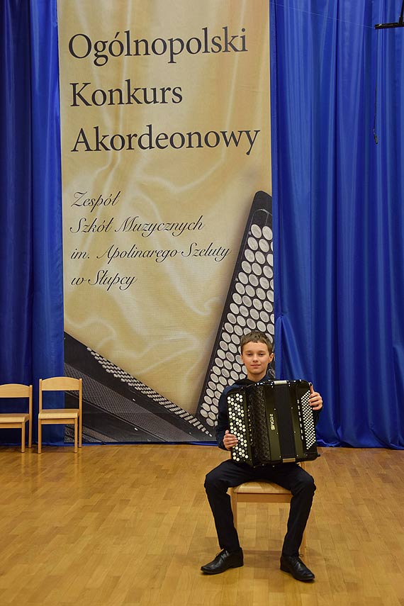 Kamil Szymaski na podium w konkursie akordeonowym! Pokona ponad stu rywali!