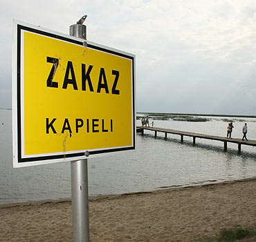 Zakaz k�pieli w Wolinie. Wykryto gro�ne bakterie