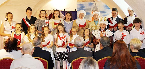 Gminne obchody Narodowego wita Trzeciego Maja w Wolinie