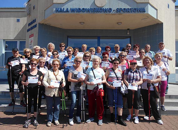 IV Marsz Nordic Walking studentw wszystkich Uniwersytetw Trzeciego Wieku