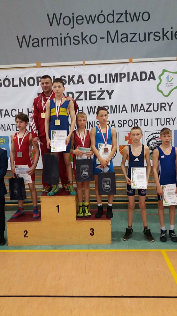 Kordian Skrzyński po raz czwarty Mistrzem Polski Juniorów Młodszych w zapasach stylu wolnym, Paweł Kopaczka brązowym medalistą