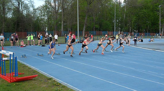 Gracja Kalibabka zwyciczyni oglnopolskiego mittingu w Biaogardzie na dystansie 600 m