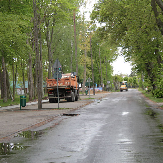 W Dziwnowie trwa przebudowa ulicy Szosowej i Kaprala Koniecznego
