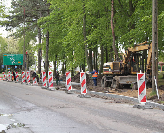 W Dziwnowie trwa przebudowa ulicy Szosowej i Kaprala Koniecznego