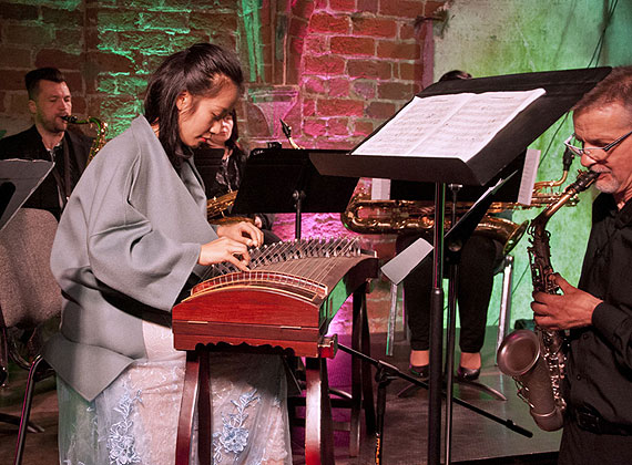 Koncert X Szczecińskiego Festiwalu Saxofonowego w Kamieńskim Wirydarzu