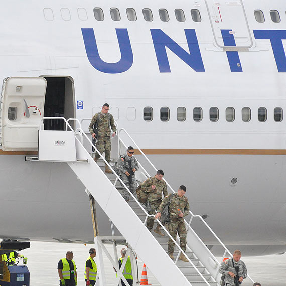 Amerykascy onierze wyldowali w Goleniowie! 