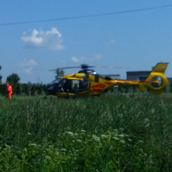 Wypadek na Dniu Dziecka w Chynowie. Omiolatka zamaa sobie rk!