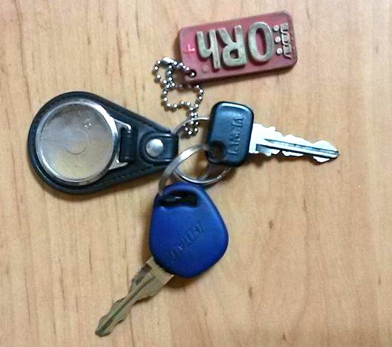 Znaleziono klucze przy ulicy Rejtana!