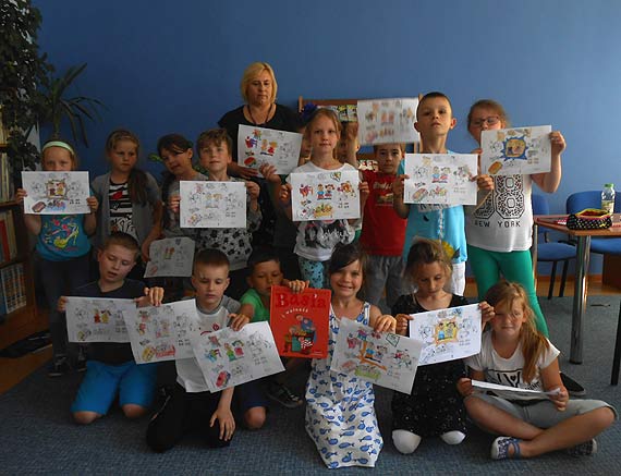 Lekcja biblioteczna w PiMBP Kamie Pomorski