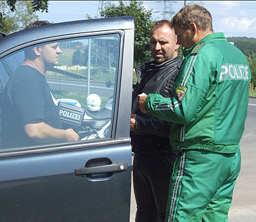 Polsko-niemiecki patrol na ulicach Mi�dzyzdroj�w