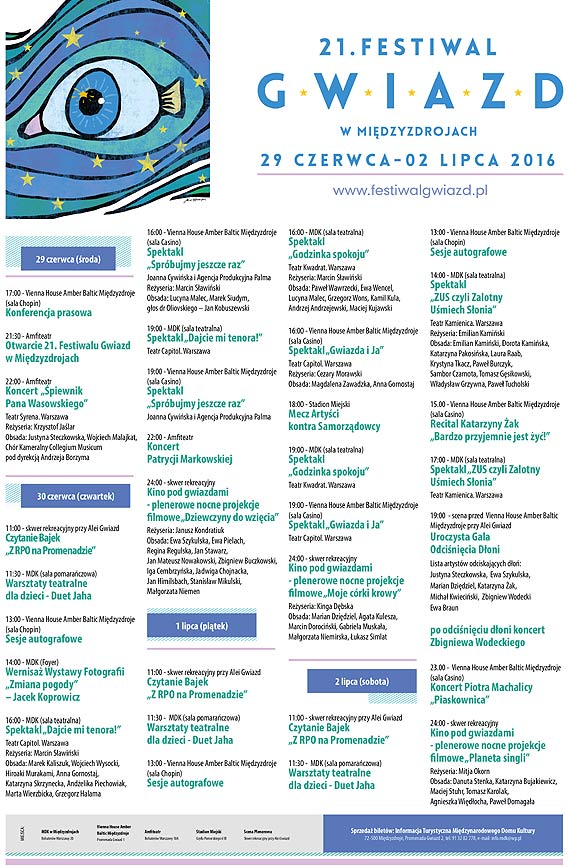 Gwiazdy na pięciolinii. Dowiedz się, jakie atrakcje czekają na Ciebie na międzyzdrojskim Festiwalu Gwiazd!