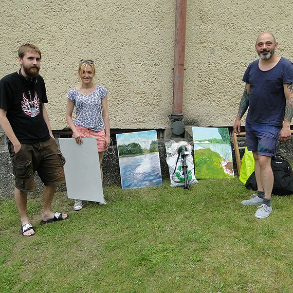 Plener malarski studentw Akademii Sztuki ze Szczecina