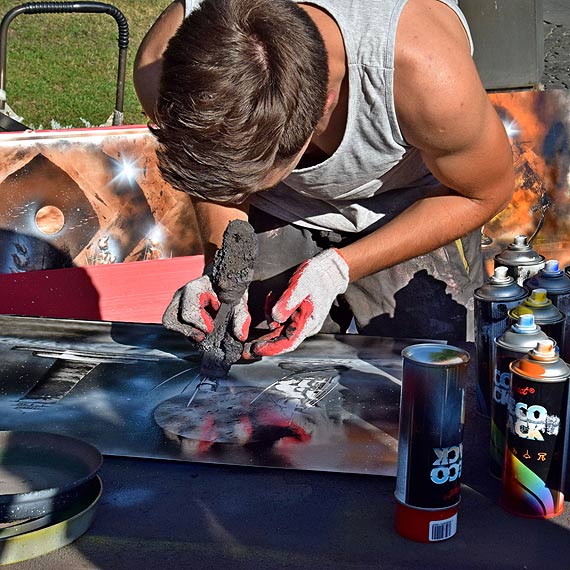 Obrazki jak z kosmosu powstaj na promenadzie w Midzyzdrojach