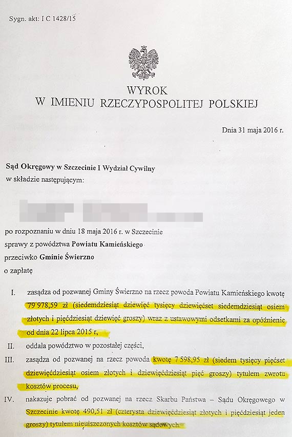 Mamy wyrok przeciwko Gminie wierzno o zapat za dzieci!