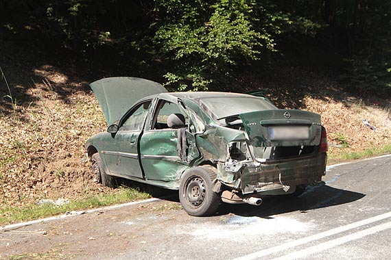 Kraksa koło Grodna. 1 osoba poszkodowana