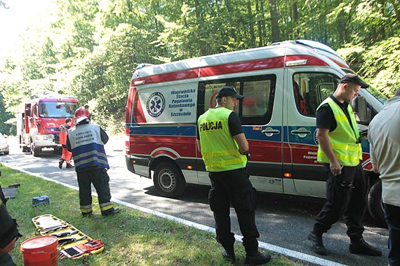 Kraksa koło Grodna. 1 osoba poszkodowana