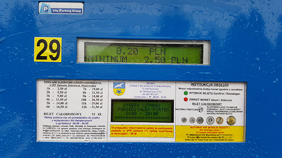 Minimum 2,50 tyle za parkowanie w gminie Dziwnw
