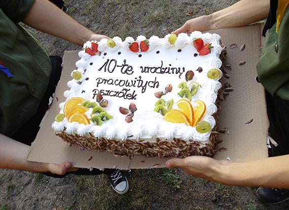 Dziesite urodziny  44 Gromady Zuchowej "Pracowite Pszczki"