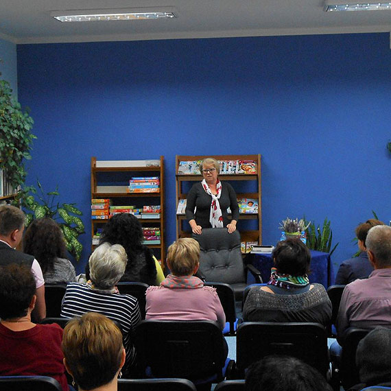 Autorka bestsellerów Małgorzata Kalicińska odwiedziła kamieńską bibliotekę!