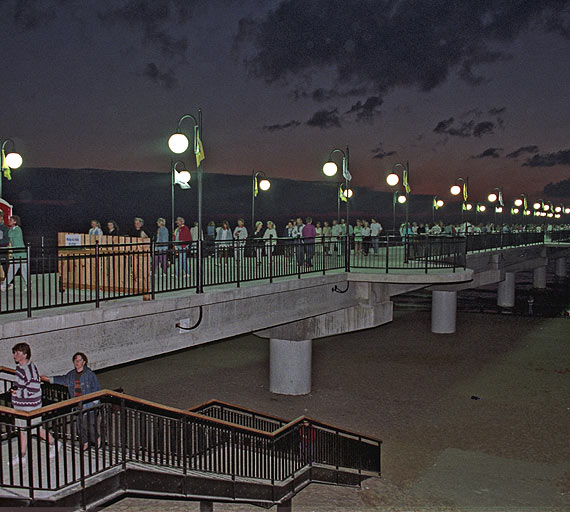 Kurczy si plaa w Midzyzdrojach