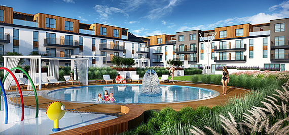 Domy na palach w Midzyzdrojach