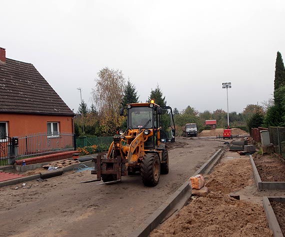 Trwa przebudowa ulicy Osiedle Robotnicze w Golczewie