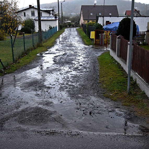 „Dolina piciu staww” na ulicy Maej. Mieszkacy Wapnicy od 4 lat walcz o odwodnienie swoich posesji