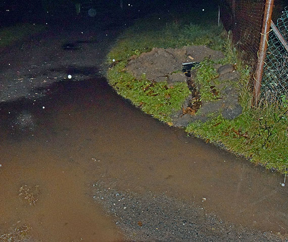 „Dolina piciu staww” na ulicy Maej. Mieszkacy Wapnicy od 4 lat walcz o odwodnienie swoich posesji