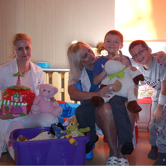 Św. Mikołaj odwiedził małych pacjentów z kamieńskiego szpitala!