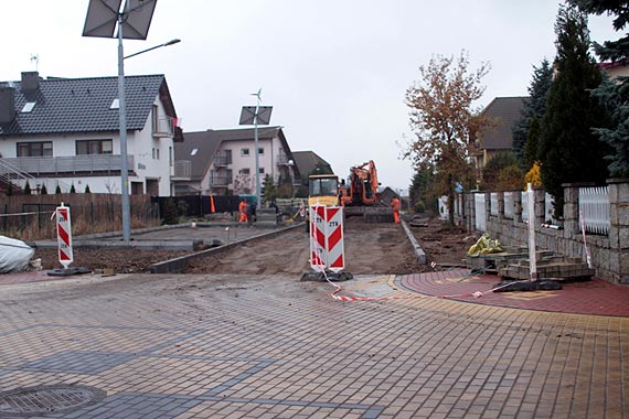 Droga poarowa na ulicy eromskiego w Dziwnowie