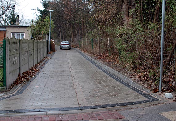 Droga poarowa na ulicy eromskiego w Dziwnowie