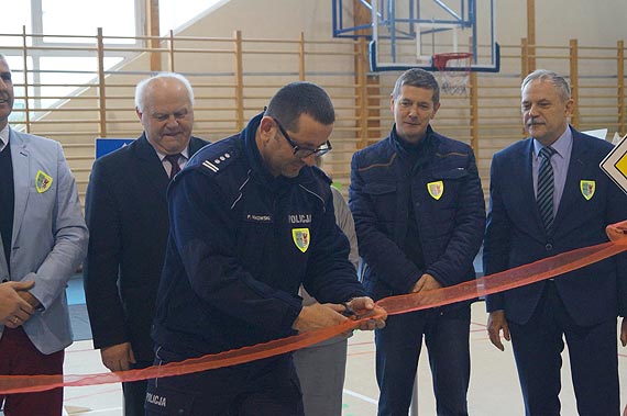 Inauguracja mobilnego miasteczka ruchu drogowego oraz toru przeszkd