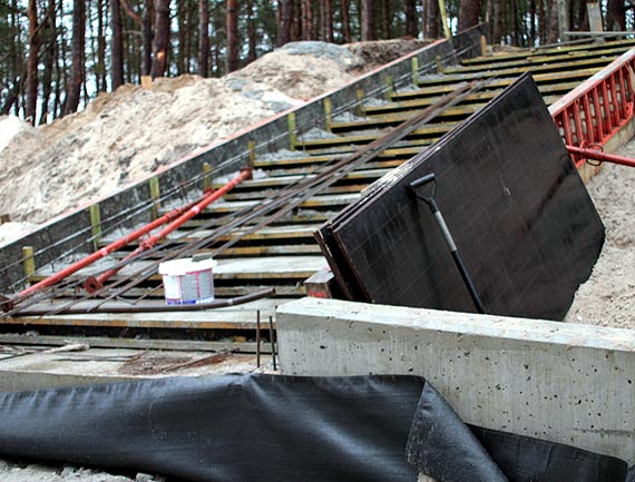 Budowa zjazdu technicznego w Midzywodziu dobiega koca