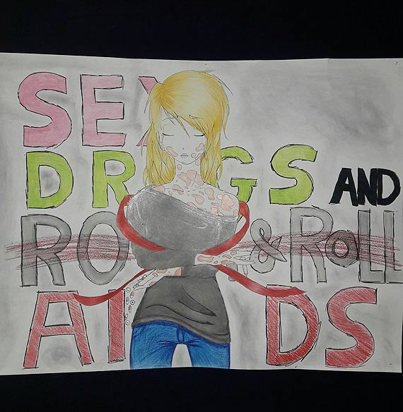 Uczniowie Zespołu Szkół Ponadgimnazjalnych w Wolinie obchodzili Światowy Dzień AIDS