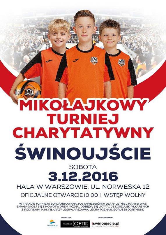 Akademia Reissa będzie walczyć nie tylko o zwycięstwo na boisku, ale także o życie Marysi Waś! Podczas turnieju zlicytowane zostaną koszulki i piłki z podpisami gwiazd futbolu