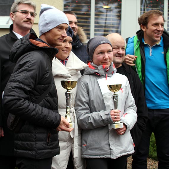Joanna Paczyska i Arkadiusz Borysiuk pobiegli po puchary