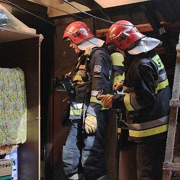 Kamie� Pomorski: Zwarcie instalacji przyczyn� po�aru przy Szczeci�skiej