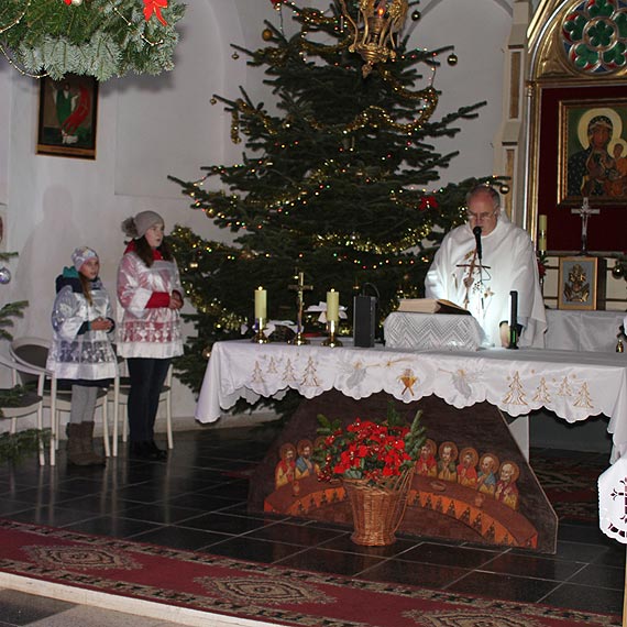 Pasterka u Matki Boskiej Czstochowskiej w Koniewie